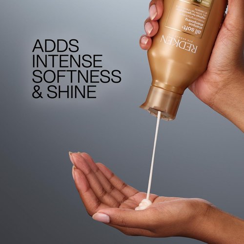 Redken All Soft Shampoo & Conditioner Set - Intense Softness & Shine for Dry Hair, 10.1 Fl Oz