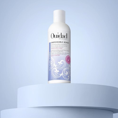 OUIDAD Unbreakable Bonds Bond Building Shampoo for Curly Hair - Fragrance Free - 8.5 oz