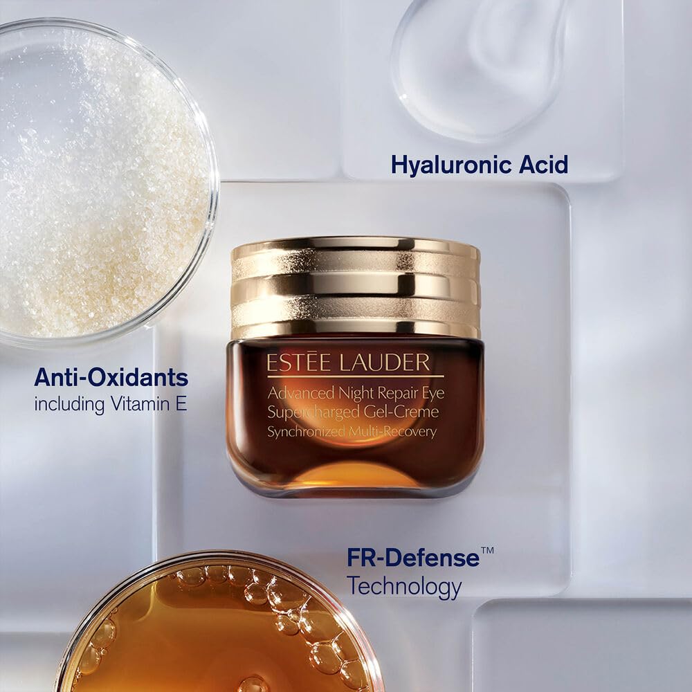 Estée Lauder Advanced Night Repair Eye Supercharged Gel-Cream Synchronized Multi-Recovery | Eye Cream for Dark Circles, Travel Size, 0.17 Fl Oz