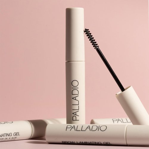 Palladio Brow Laminating Gel - Strong Hold Eyebrow Glue for Sculpted, All-Day Wear | Vegan & Cruelty-Free, Clear