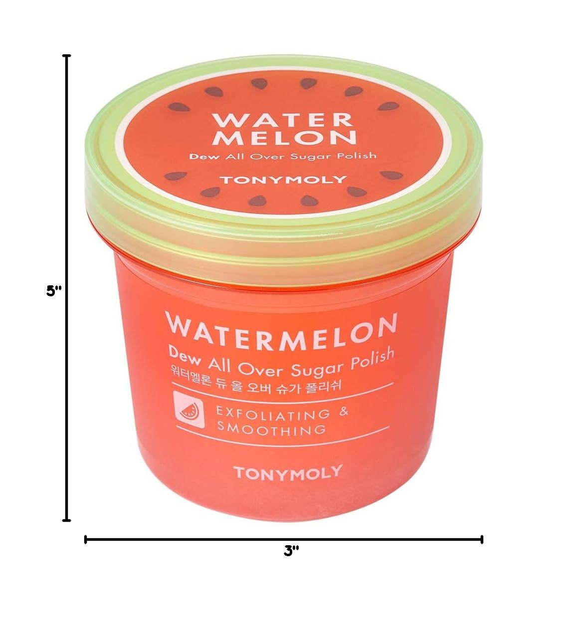 TONYMOLY Watermelon Dew Serum - Hydrating Face & Body Serum for Glowing Skin | All Skin Types, 3.38 oz