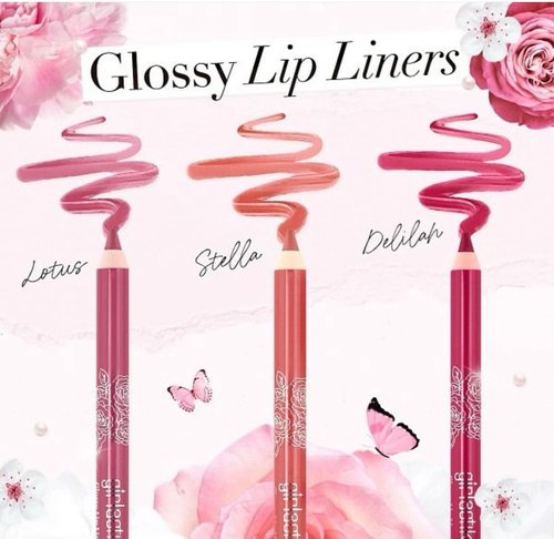 Girlactik Glossy Lip Liner - Moisturizing Lip Pencil for Glossy Shine | Smooth, Vegan & Cruelty-Free (Delilah)