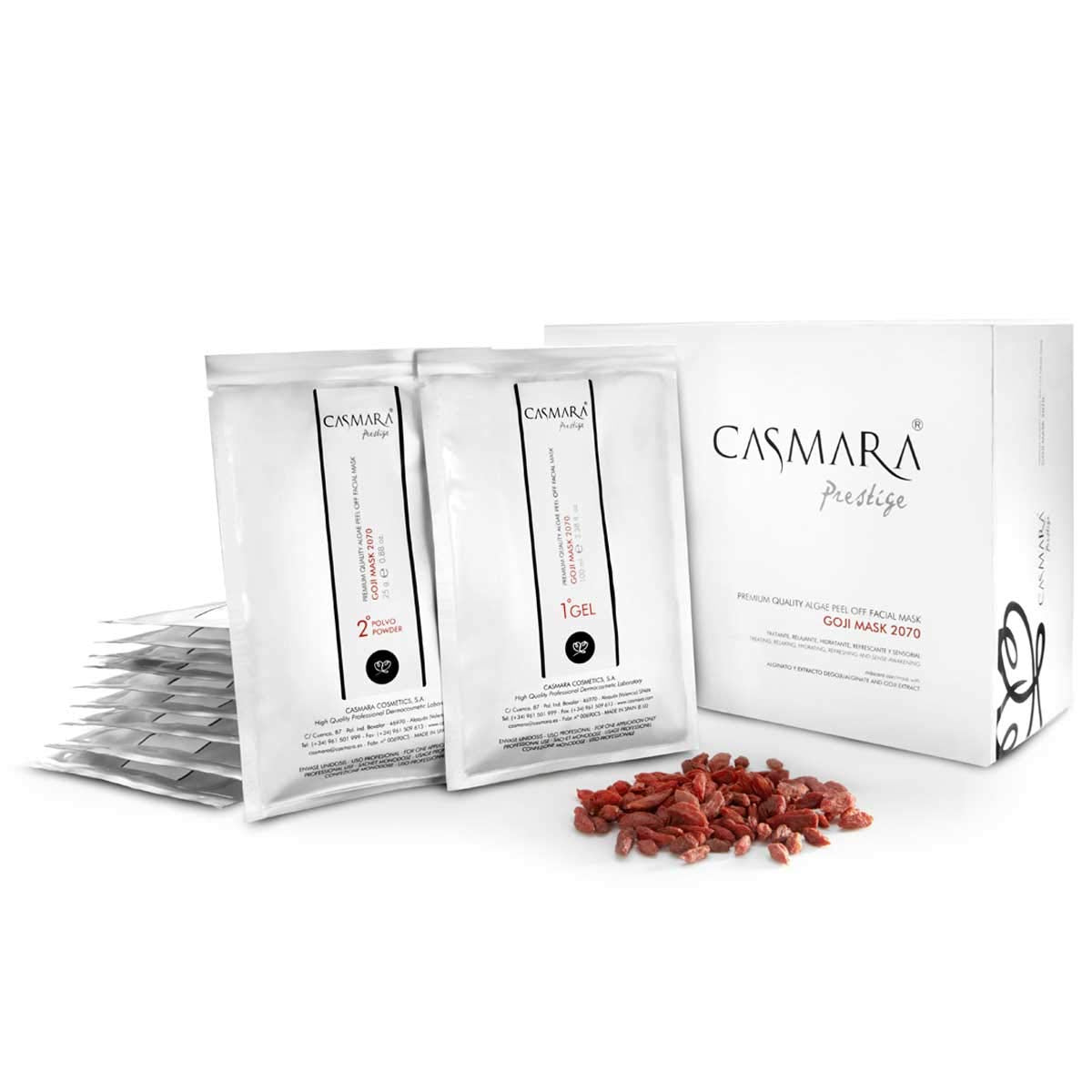 Casmara Premium Quality Algae Peel Off Facial Masks 4.26 Ounce/mask Gel(3.38 Oz)/Mask Powder(0.88 Oz) (2070)