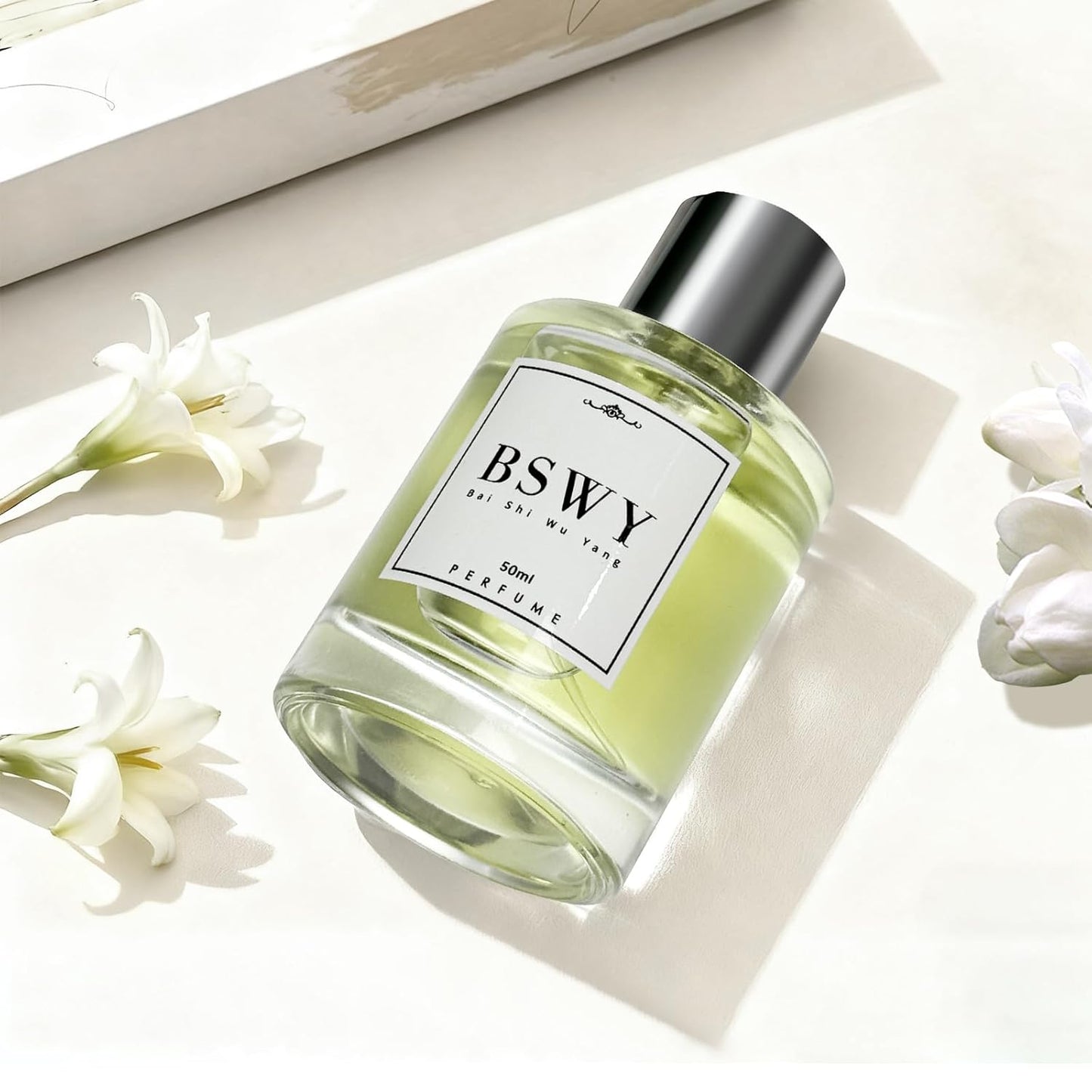 Skiennix Women's Eau de Parfum - Cozy Floral Jasmine & Sweet Vanilla - Long-Lasting Travel Size 1.7oz (50ml)
