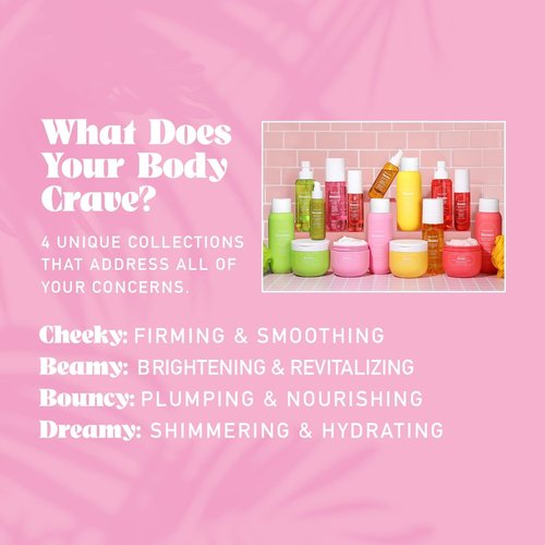 Nature Well Bouncy Plumping Body Cream - Lightweight, Quick-Absorbing Formula for Firm & Smooth Skin | 12 Oz, Tuberose & Dragonfruit Scent