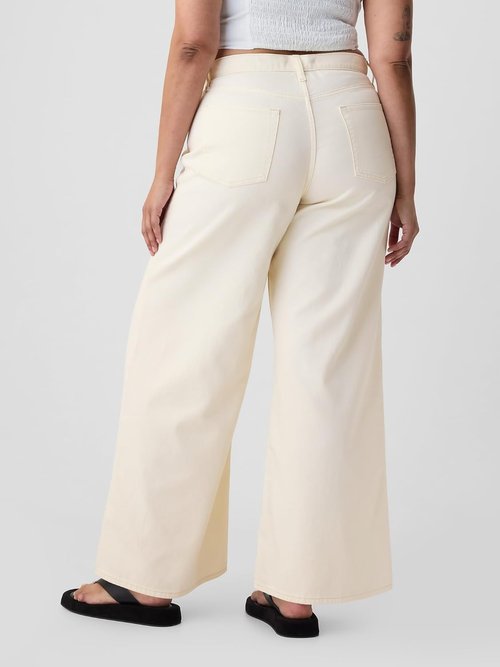 Gap Women's Mid Rise Baggy Denim Jeans - Comfortable Fit | Versatile Style for Everyday Wear