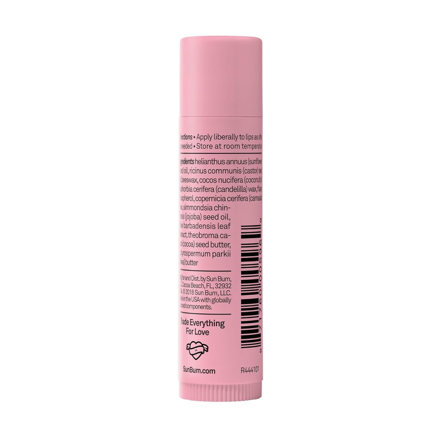 Sun Bum Cocobalm Wild Strawberry - Hydrating Lip Balm with Coconut Oil & Aloe Vera - 0.15 oz Stick