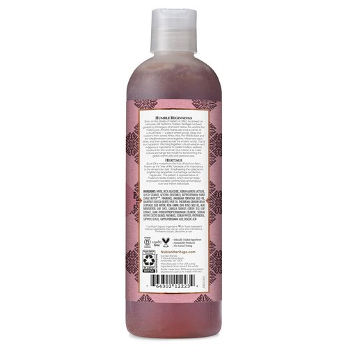 Nubian Heritage Body Wash - Toning Patchouli & Buriti Soap with Aloe Vera & Rosehip Oil | 13 Oz