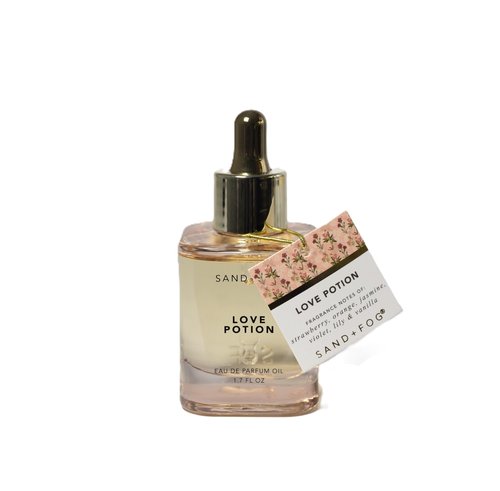 Sand + Fog Love Potion Eau De Parfum Oil, 1.7 Fl Oz, Dropper Bottle