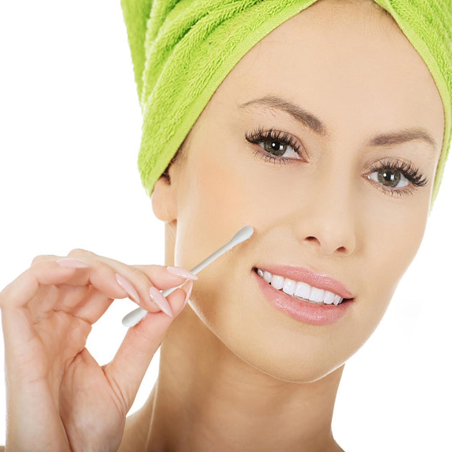 Skiennix Cotton Swabs - Double-Tipped Natural Cotton Buds | 1000 Count for Versatile Use