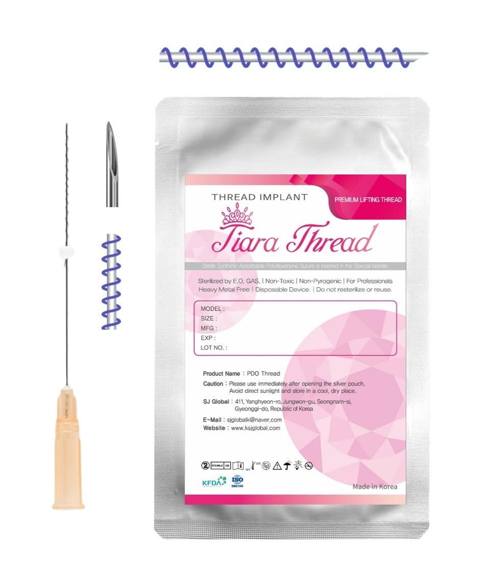 Tiara PDO Thread Lift Korea/Super Screw Type (10pcs) (29G25mm)