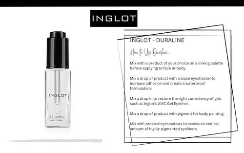 INGLOT Bundle - Duraline & AMC Eyeliner Gel 77 & 90 | High-Performance Makeup Set (3-Piece)