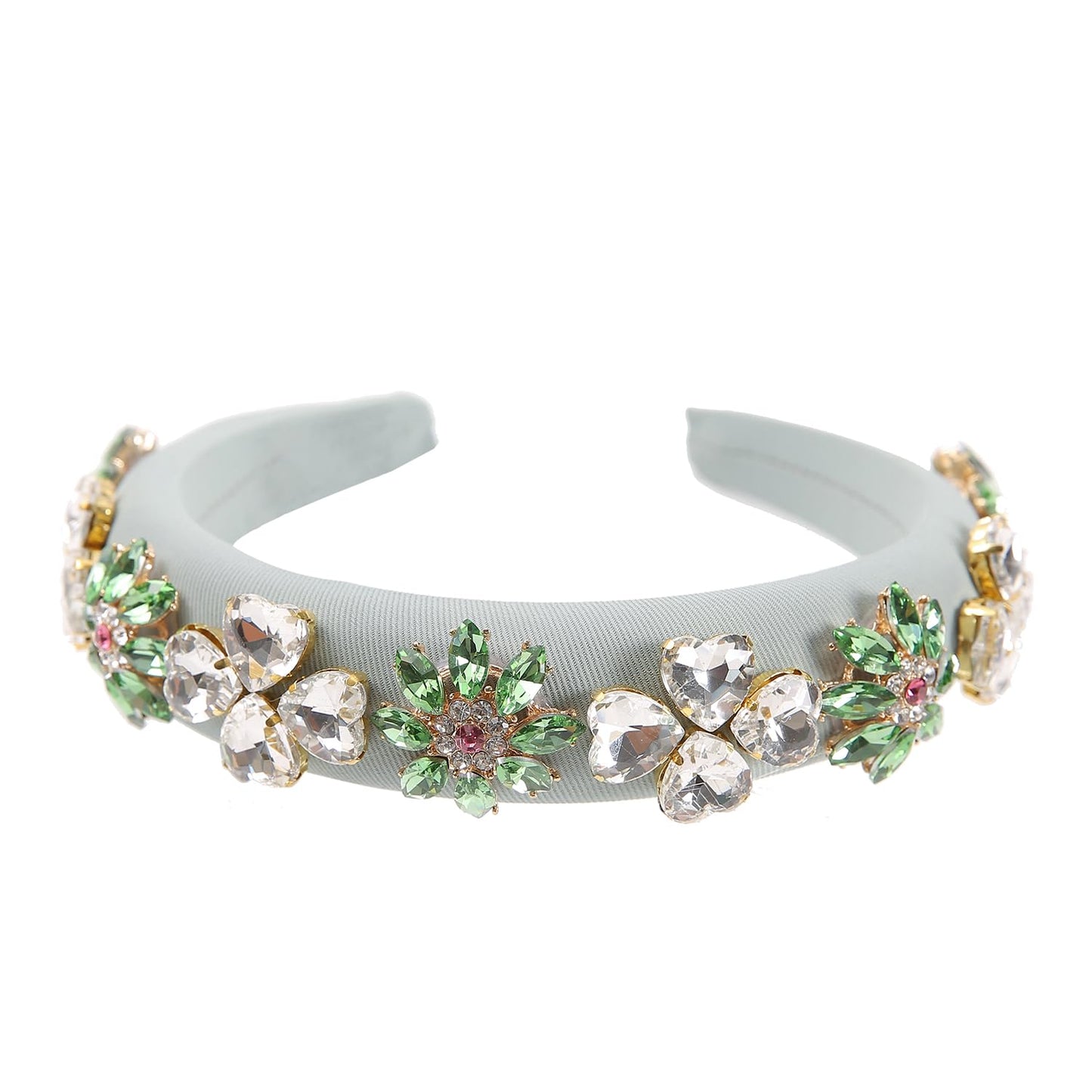 QIANXUAN rhinestones headband for women (Rhinestones Headband-23)