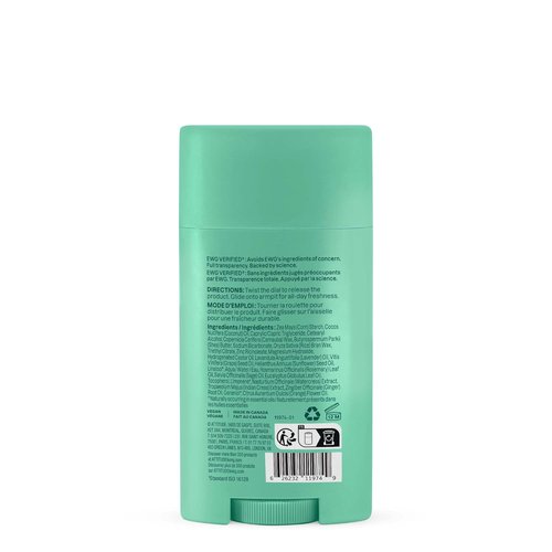 ATTITUDE Aluminum Free Deodorant, Natural Origin Ingredients, EWG Verified, Odor Control With Baking Soda, Twist & Glide, Dermatologically Tested, Vegan, Sage & Rosemary Scent, 2.64 Oz