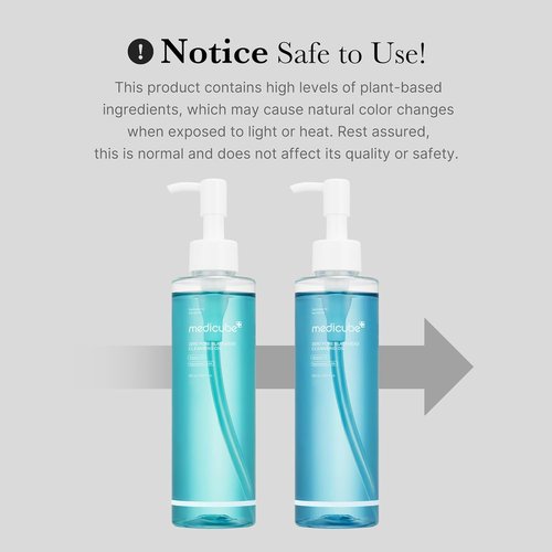 Medicube Zero Pore Blackhead Cleansing Oil - Gentle Makeup Remover & Daily Moisturizer | 205ml / 6.93 fl.oz