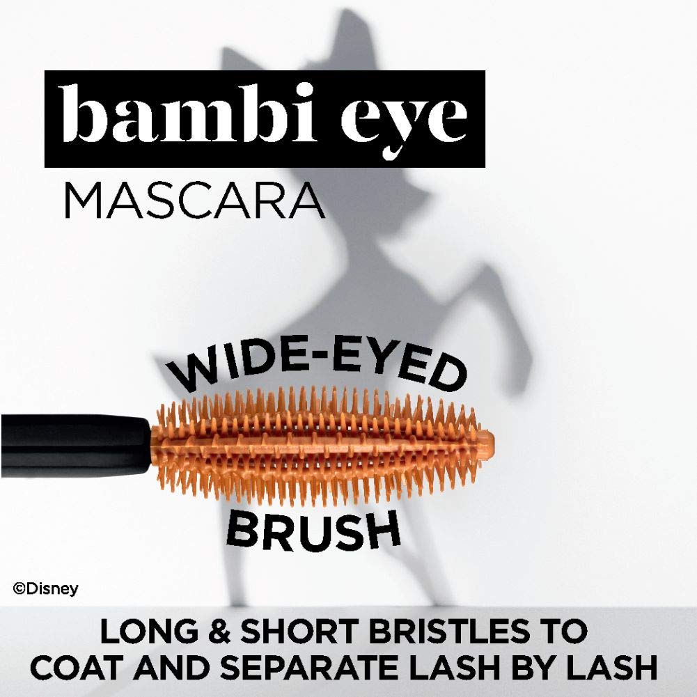 L’Oréal Paris Cosmetics Bambi Eye Washable Mascara, Lasting Volume, Black Brown, 0.28 fl. oz.
