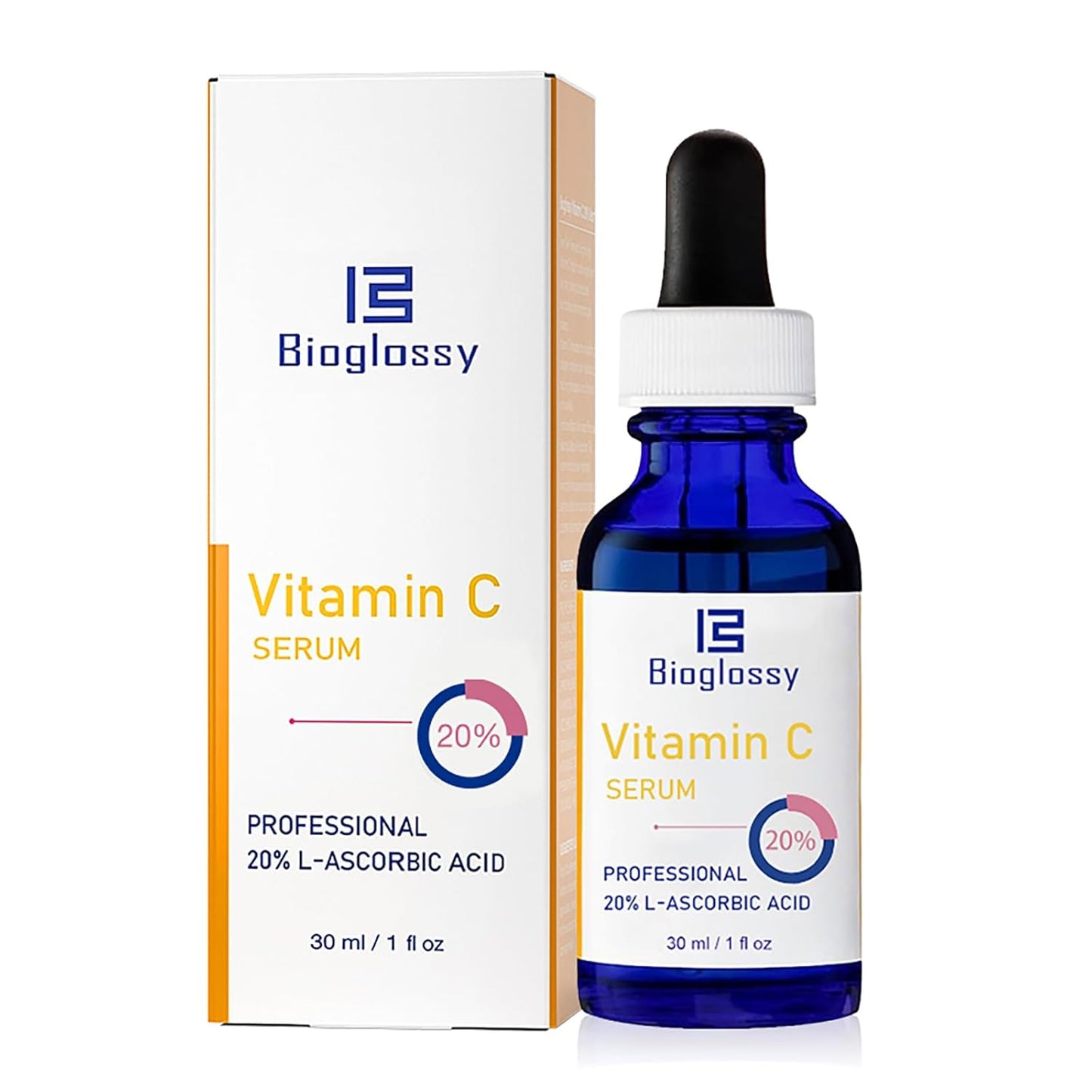 Skiennix Vitamin C Serum 20% - Professional Anti-Aging Face Serum for Radiant Skin & Reduced Fine Lines