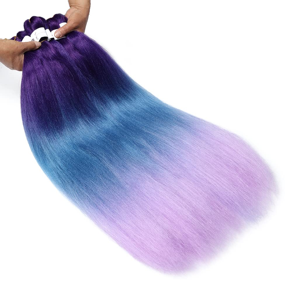 Pre Stretched Braiding Hair Extensions 26 Inch 6 Packs Braid Hair Prestretched Crochet Braids Hair Hot Water Setting High Temperature Synthetic Fiber Premium Yaki Texture(26inch,C26)