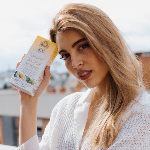Camomila Intea Hair Lightener - 3-in-1 Natural Blond Kit for Effortless Hair Transformation
