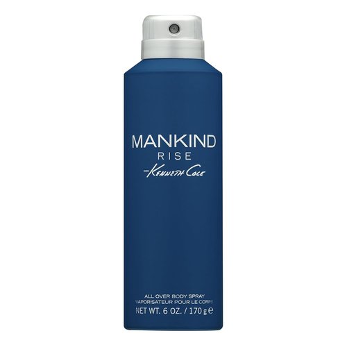 Kenneth Cole Mankind Rise Body Spray - Long-Lasting Woody & Earthy Scent with Eucalyptus, Ginger, Sandalwood | 6 Fl Oz