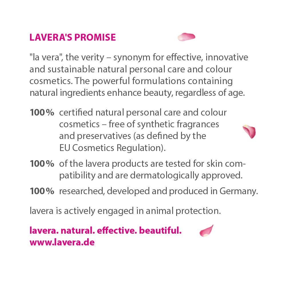 Lavera Basis Sensitive Moisturizing Cream - Organic Vegan Face Moisturizer with Aloe Vera & Shea Butter - 1.69 Fl Oz