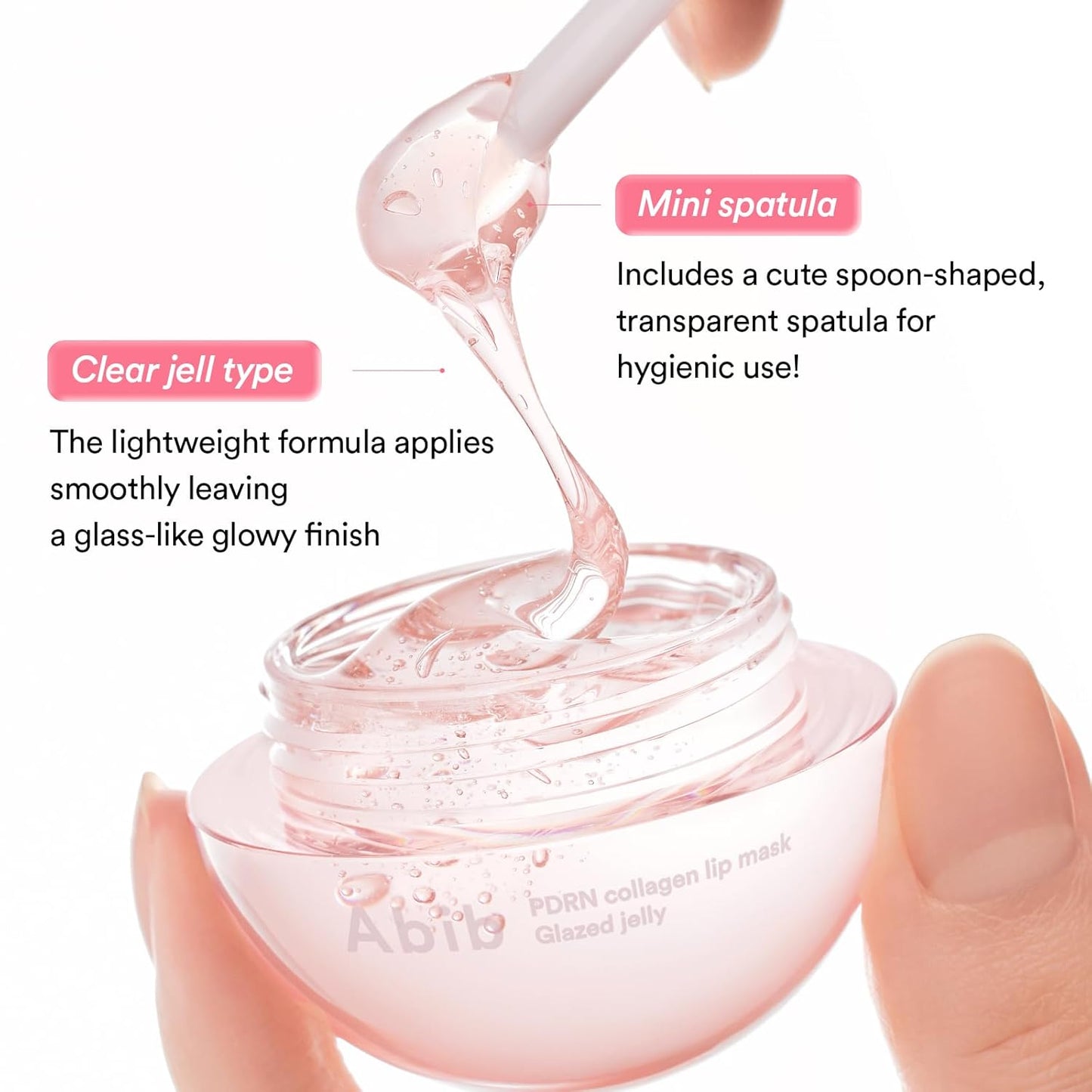 Abib PDRN Collagen Lip Mask - Hydrating Overnight Jelly Balm for Dry, Flaky Lips | 0.38 fl oz