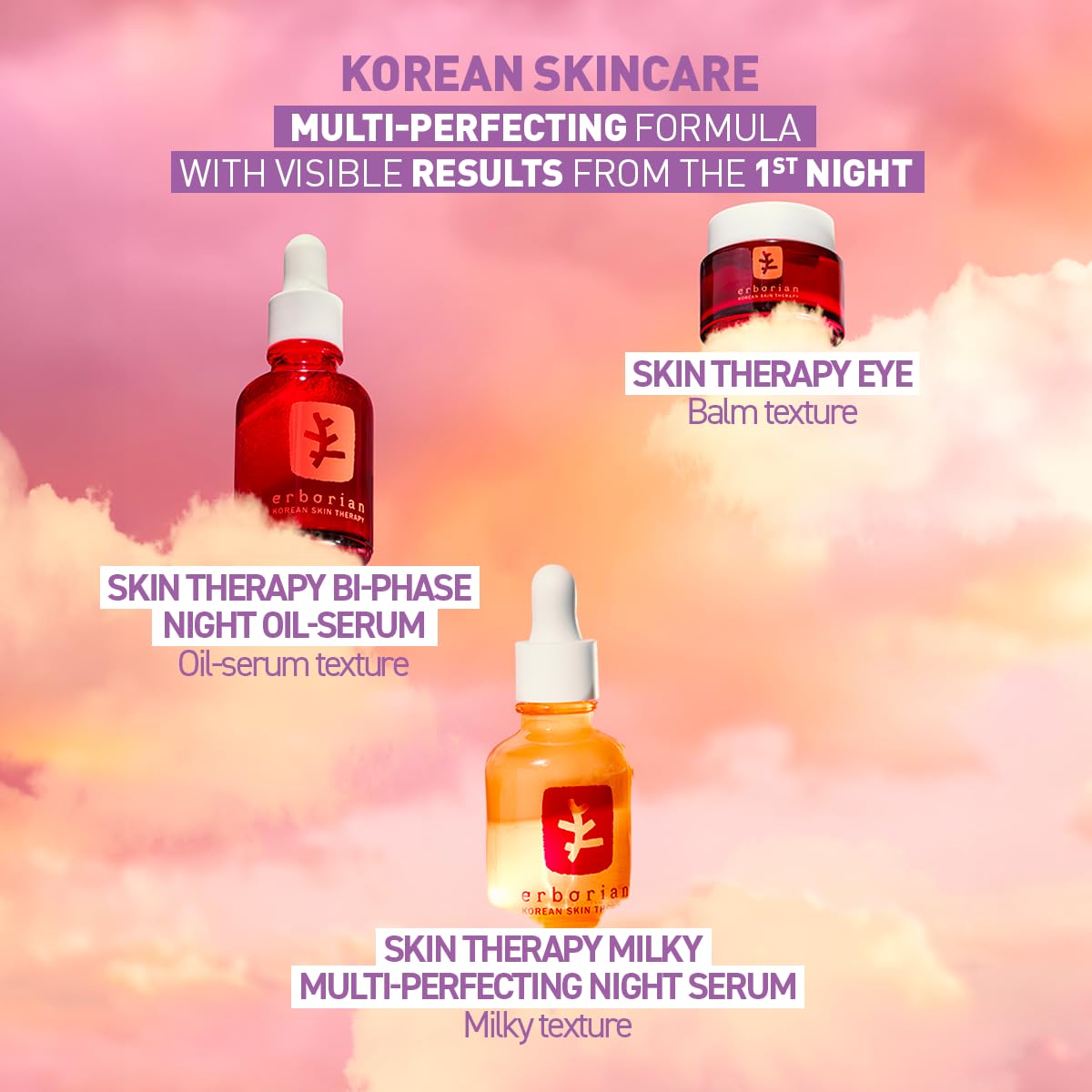 Erborian Multi-Perfecting Night Serum - Hydrating & Firming Formula for Glowy Skin Renewal