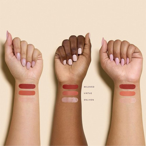 Rare Beauty Mini Blush & Luminize Trio - Limited Edition - Beloved, Virtue, Enliven - New In Box