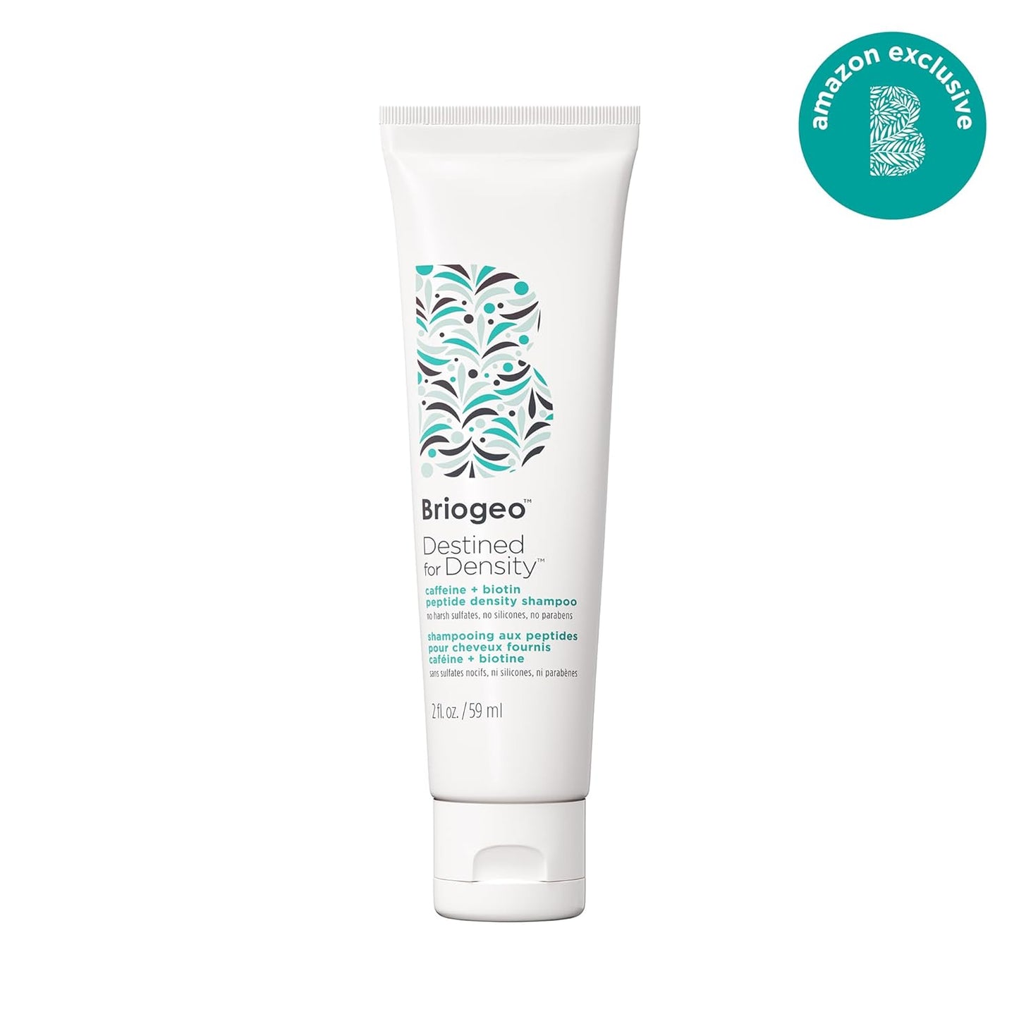 Briogeo Destined For Density Caffeine + Biotin Peptide Density Shampoo, Increases Hair Thickness, Volume and Density for Fine or Thinning Hair, Vegan, Cruelty-Free