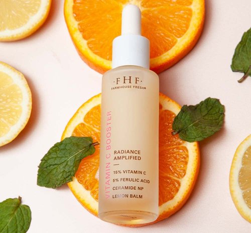 FarmHouse Fresh Vitamin C Face Serum - Hydrating & Brightening Formula for Radiant Skin | 1 Fl. Oz.