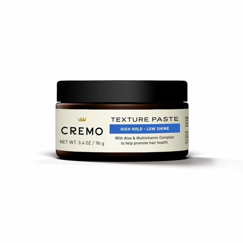 Cremo Hair Styling Texture Paste - Premium Barber Grade Formula for Effortless Styling | 3.4 Oz