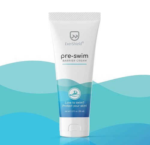 Exershield Pre-Swim Lotion - Skin Barrier Cream for Swimmers | Protects Against Dryness & Itchiness