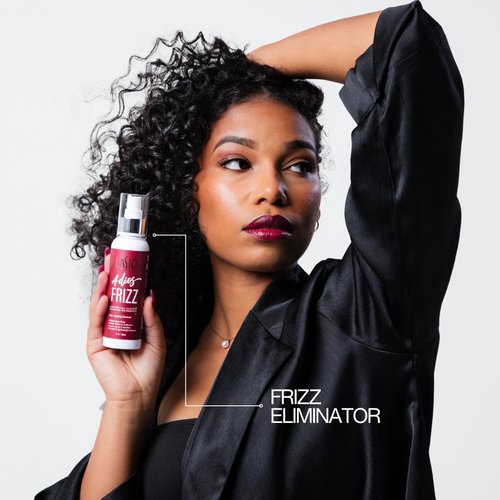 Lasio Adios Frizz Heat Protectant & Styling Spray - Eliminates Frizz, Adds Shine & Softness | 4oz/118ml