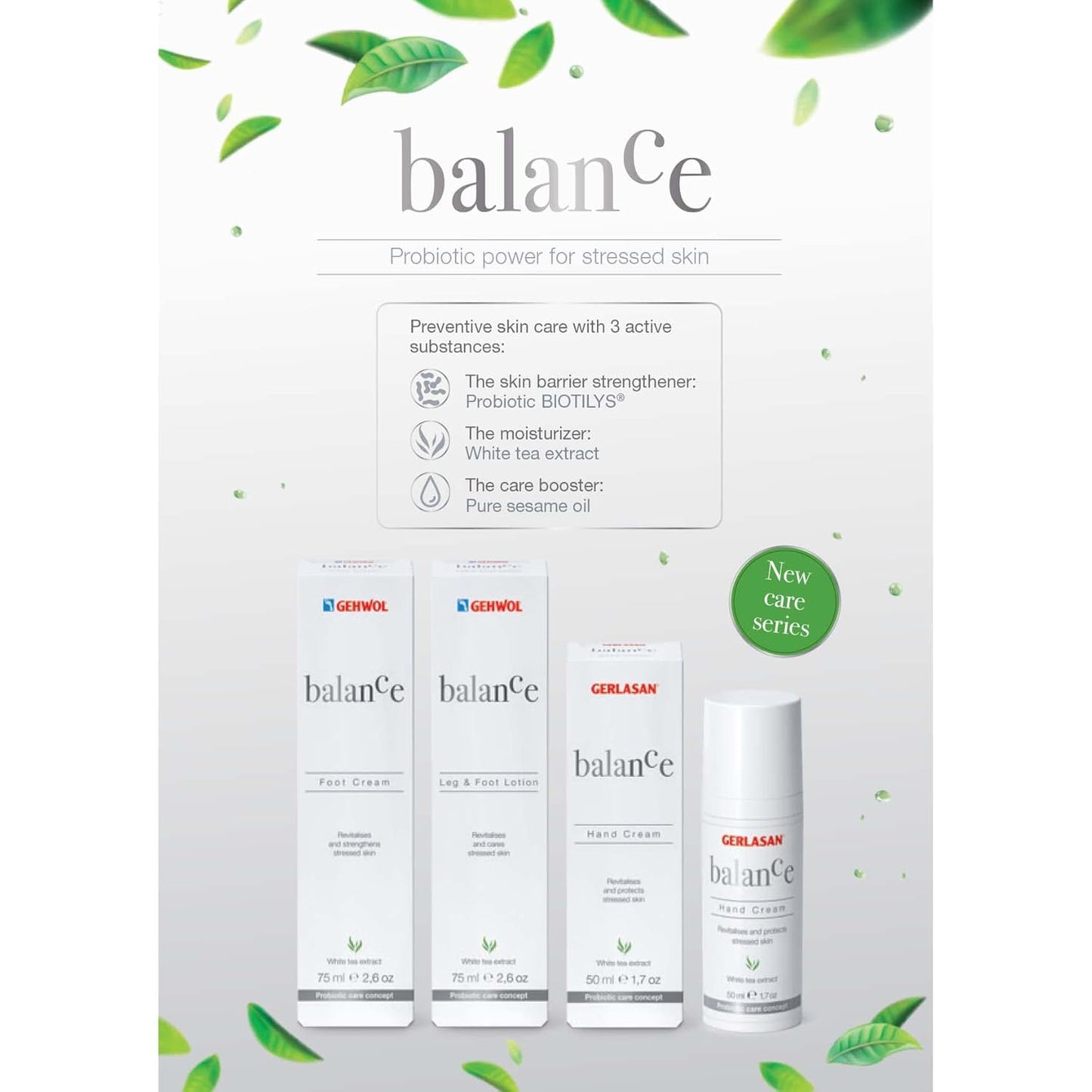 GEHWOL Balance Hand Cream - Nourishing Moisturizer for Soft Skin | 1.7 oz