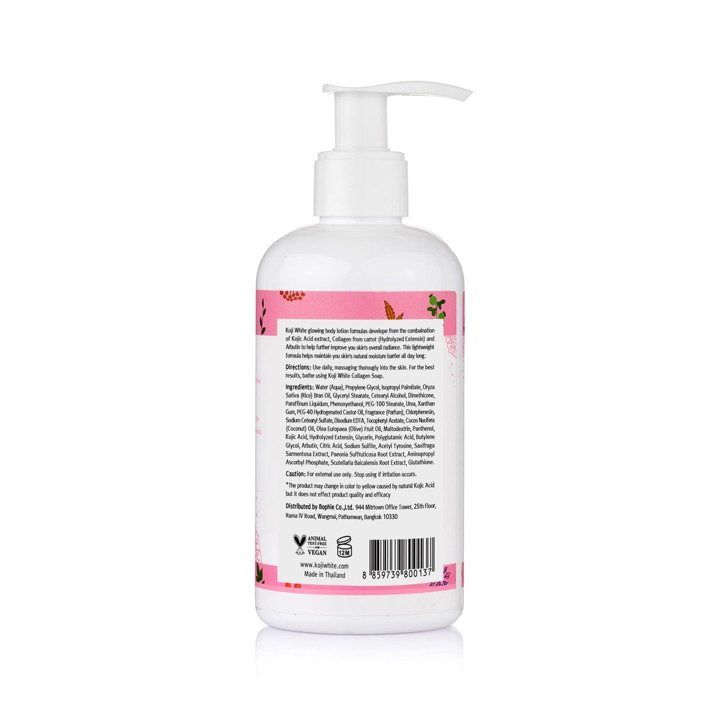 Koji White Kojic Acid & Collagen Body Lotion, Women Gifts Set for Skin Brightening with Arbutin, Glowing Skin, Moisturizer & Radiant Complexion, Uneven Skin Tone - Vegan, 8.45 Fl Oz (2 Packs)