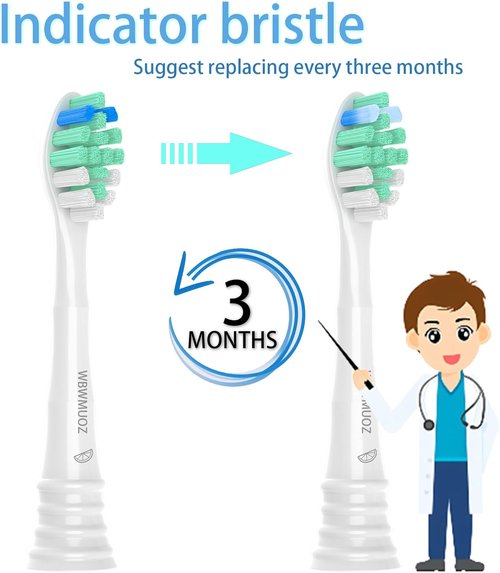Philips Sonicare Toothbrush Replacement Heads - 8 Pack for Superior Oral Care