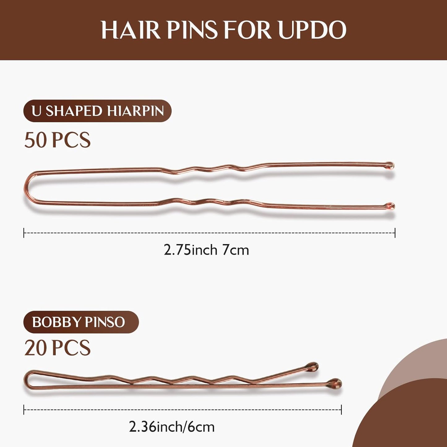 Hair Filler and Hairpins for Updo, Hair Sponge for Updo, Hair Padding,Hair Donuts for Updos, Volume Hair Bumps it Tool, Black