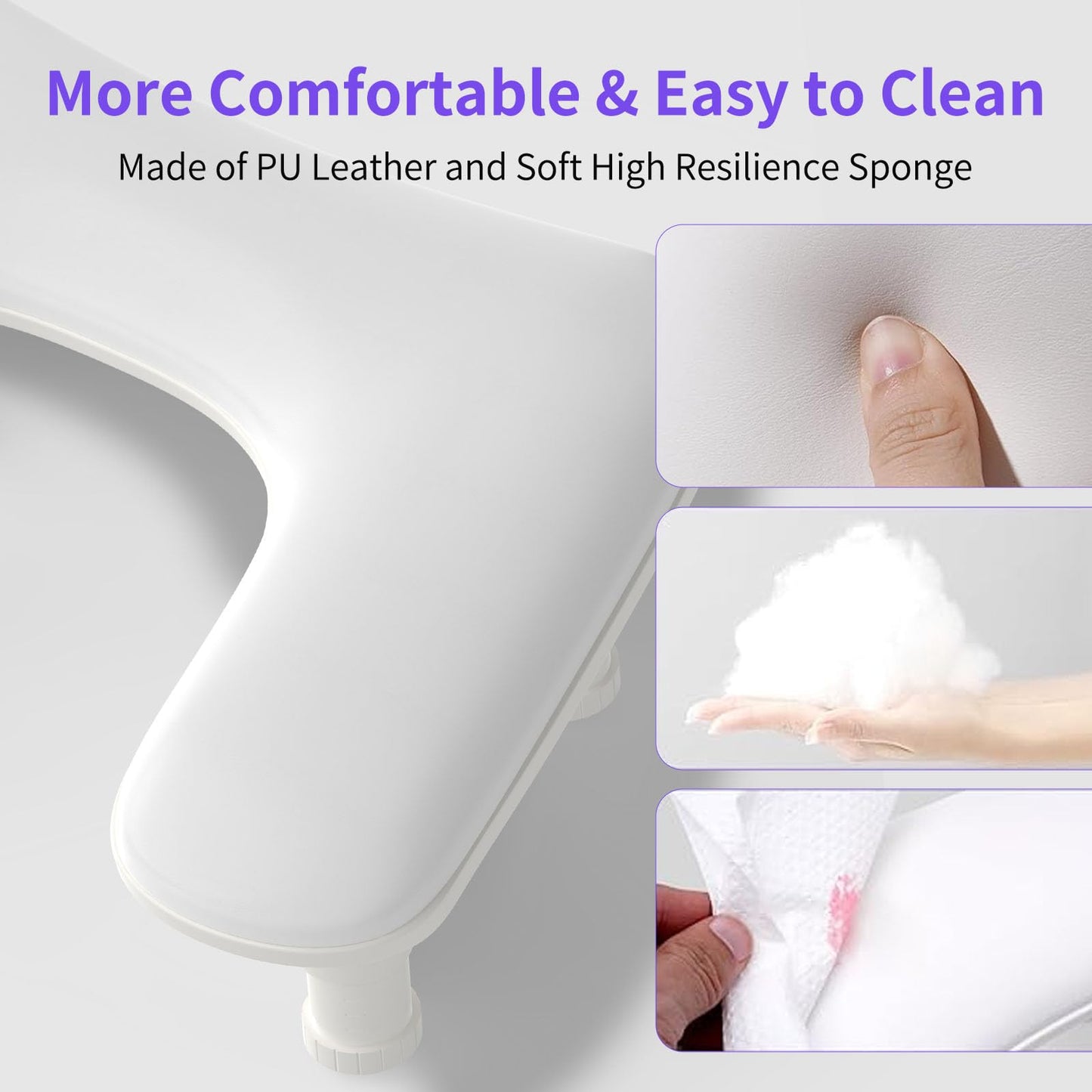 ZIZZON Height Adjustable U-shaped Arm Rest, Manicure Nail Pillow Hand Rest Microfiber PU Leather Nail Cushion for Nails Tech