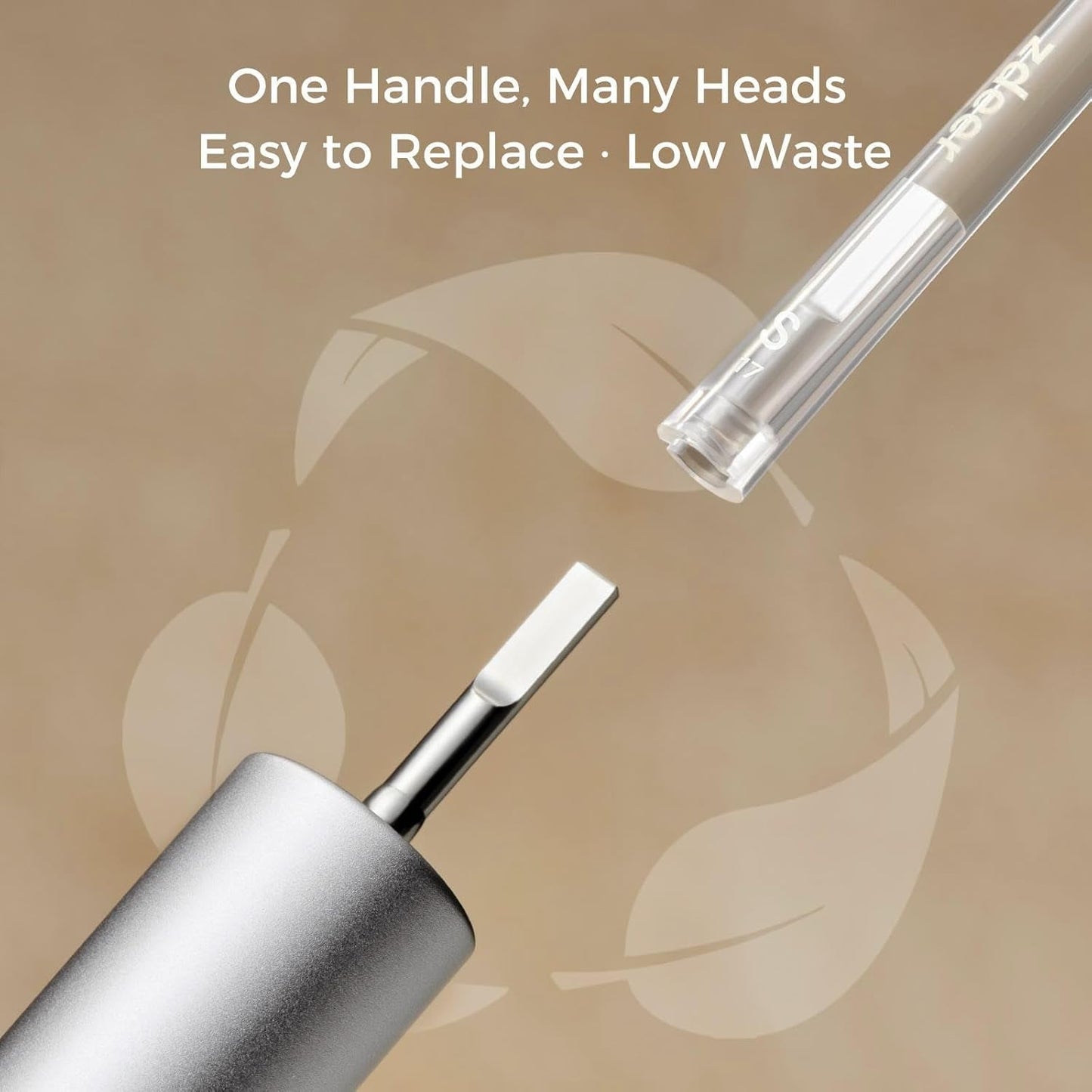 ZDEER Ultra Soft Bristle Toothbrush - Gentle Care for Sensitive Gums | Aluminum Alloy Handle, 11 Heads