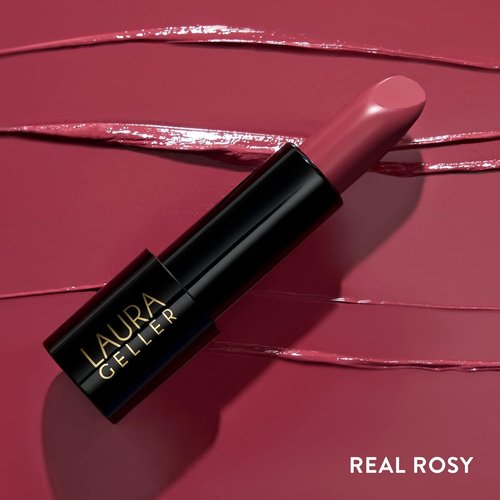 Laura Geller New York Modern Classic Lipstick - Real Rosy - Ultra-Rich Color & Creamy Finish