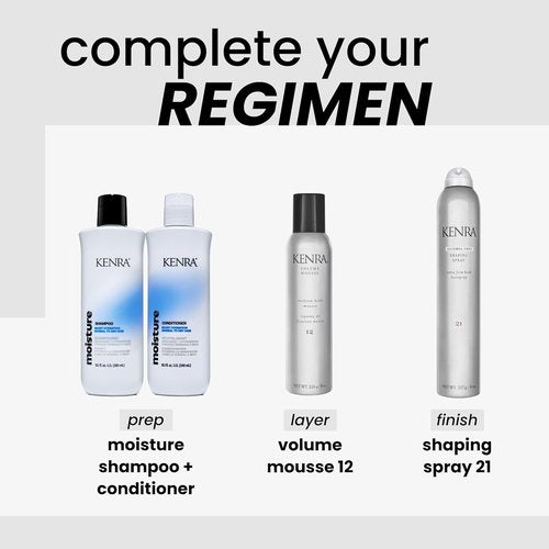 Kenra Shaping Spray 21 - Alcohol-Free Hairspray for Extra Firm Hold & High Shine | Ideal for All Hair Types