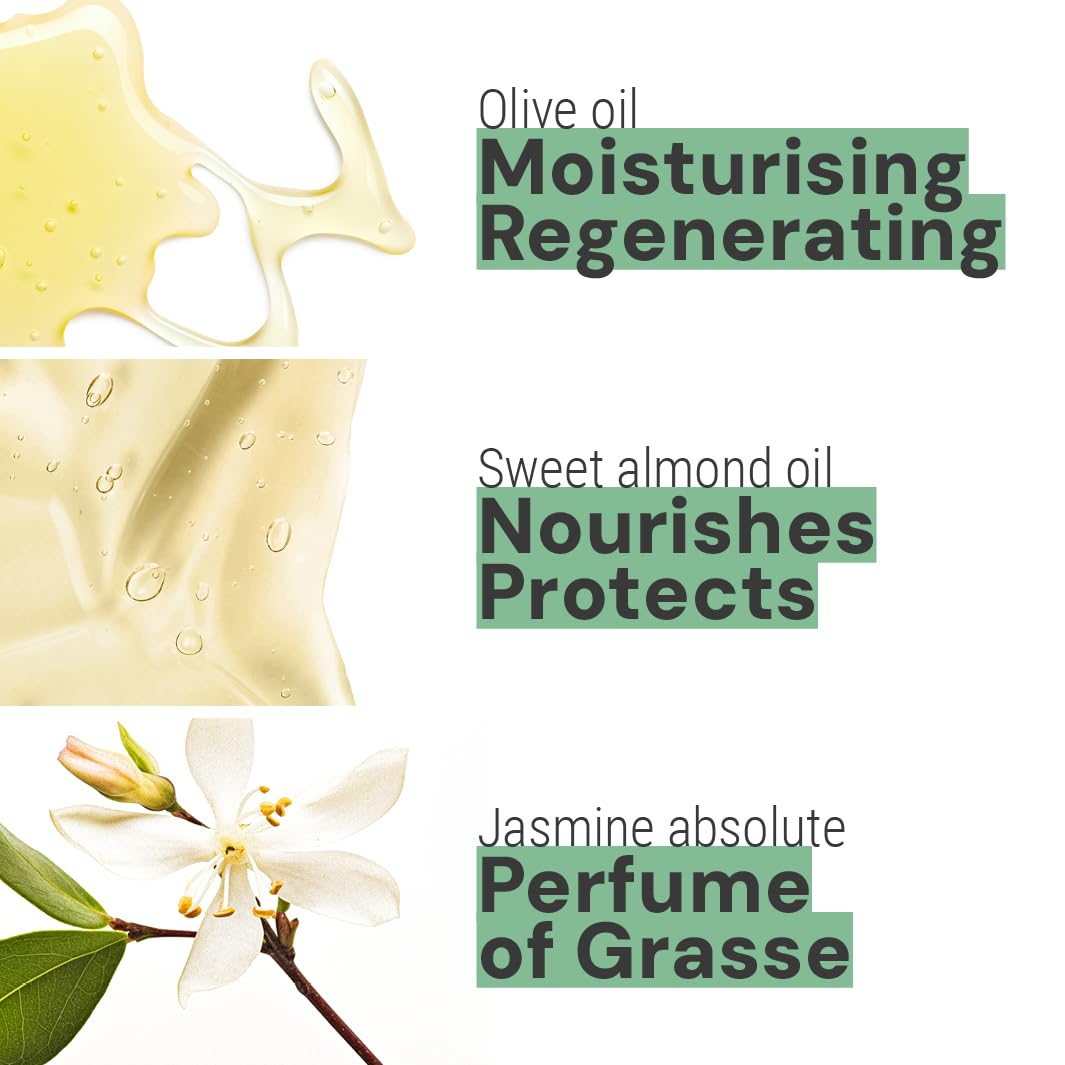 Panier des Sens - Small Hand Cream for Dry Cracked Hands โ Rose Geranium Mini Hand Lotion for Dry Skin - With Sweet Almond and Olive Oil - Hand Care 97% Natural Ingredients - Travel Size 1 floz