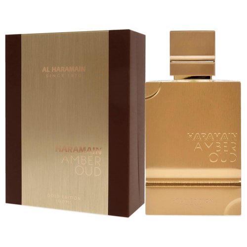 Haramain Al Amber Oud Gold Edition | Unisex Arabian Perfume - Long Lasting Fragrance with Bergamot, Jasmine, Musk - 3.33 oz Eau de Parfum Spray