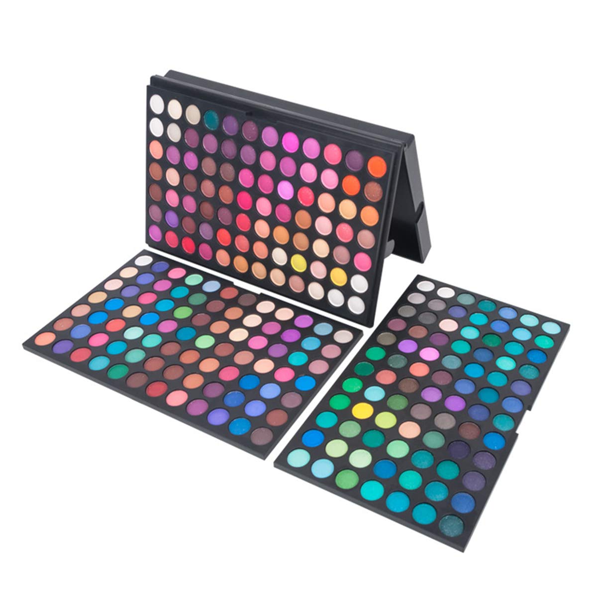 Pure Vie Professional 252 Colors Highlight Eyeshadow Palette Makeup Contouring Kit - Highly Pigmented Nudes Warm Natural Matte Shimmer Cosmetic Eye Shadows Pallet Powder Palette