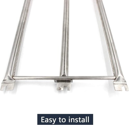 Hongso 13-Pcs Stainless Steel Flavorizer Bars & Burner Tube Kit - Replacement for Weber Genesis I-IV | Fits Genesis 1000-5000 & Platinum I-II
