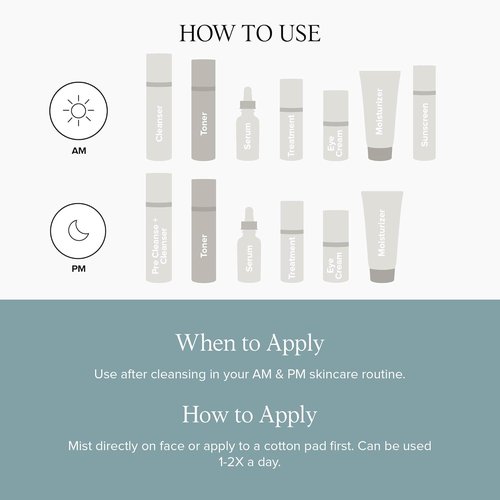 DRMTLGY Neutralizing Toner for Face, Calming, pH Balancing, Hydrating Facial Toner for All Skin Types (6.3 fl oz/186 ml)