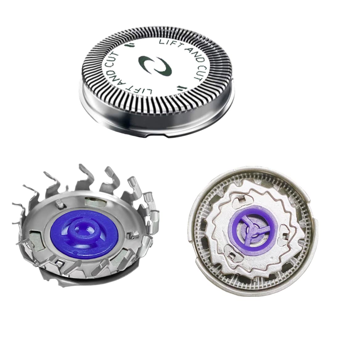 HQ56 Replacement Shaver Heads for HQ3 HQ4 HQ55 HQ56 HQ6,Replacement Shaver Head Compatible with Philips Norelco HQ300 HQ442 HQ916 HS190 HQ6990 Electric Shavers etc.