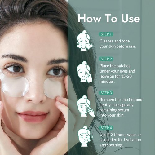 MIZON Triple Hyaluronic Acid Eye Gel Patches - Hydrogel Masks for Deep Hydration & Plumping | 60 Pcs Under-Eye Treatment