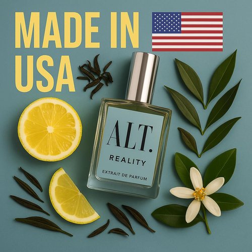 ALT. FRAGRANCES Reality – Inspired by Imagination Perfume for Men, Extrait de Parfum, Long Lasting Citrus Ginger Fragrance, Fresh Spicy Scent, Travel Size Luxury Men's Fragrances, 60ml
