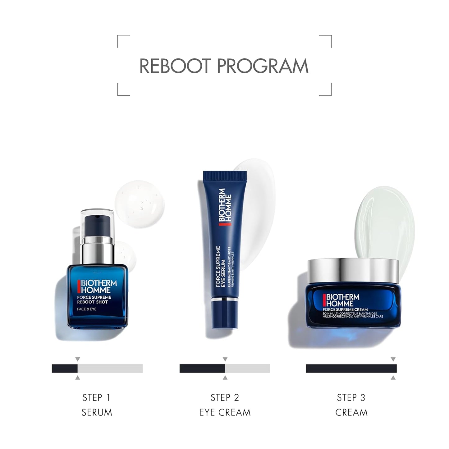 Biotherm Force Supreme Reboot Shot - Revitalize Men's Skin with 12% Vitamin C Serum | 1 Fl. Oz.